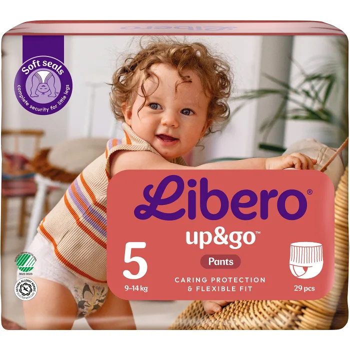 Byxblöjor Up&Go Strl 5 9-14kg 29-p Libero