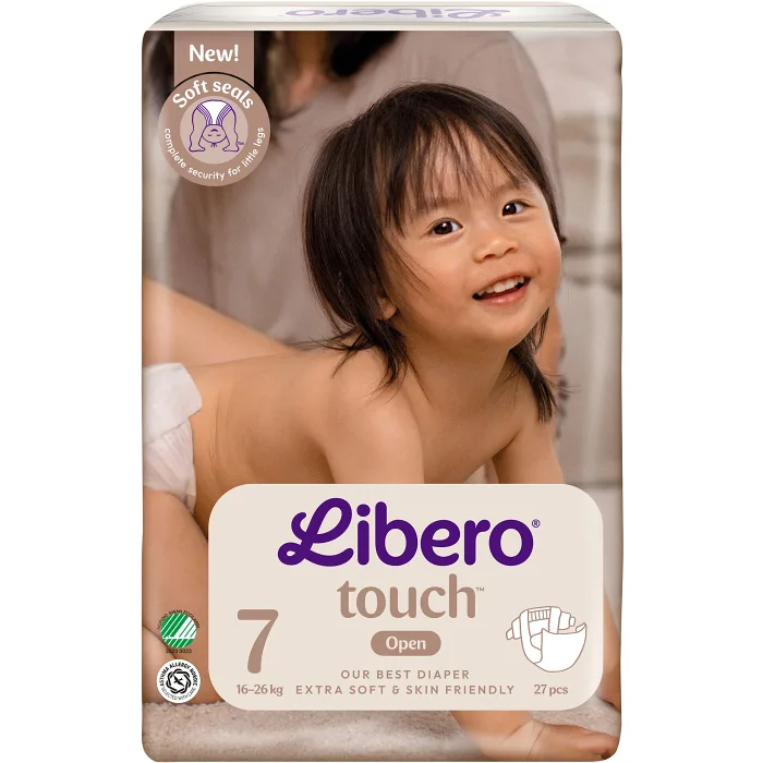 Blöjor Touch Strl 7 16-26kg 27-p Libero