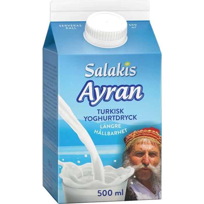 Yoghurtdryck Ayran 2% 500ml Salakis