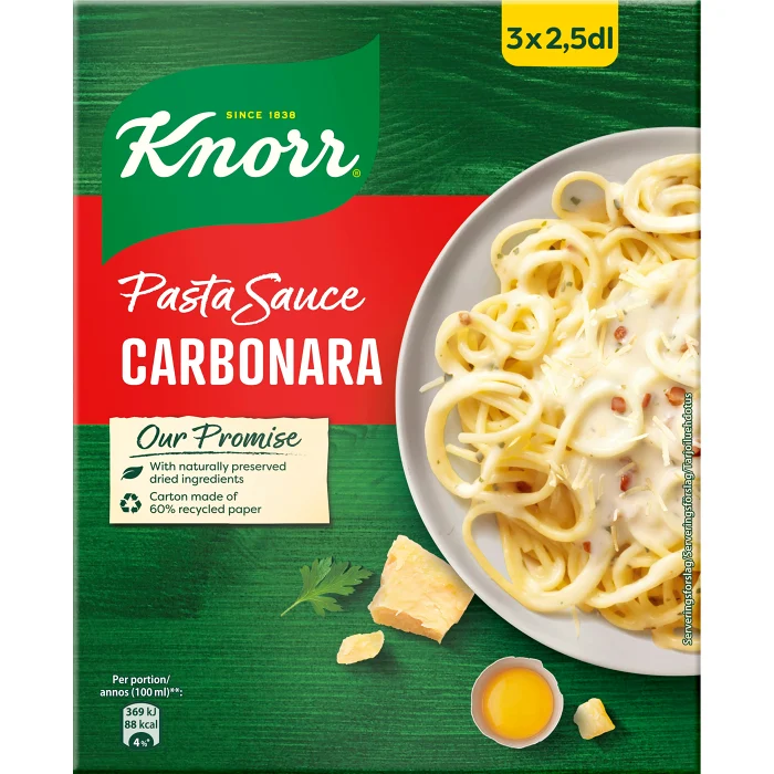 Pastasås Carbonara 81g Knorr