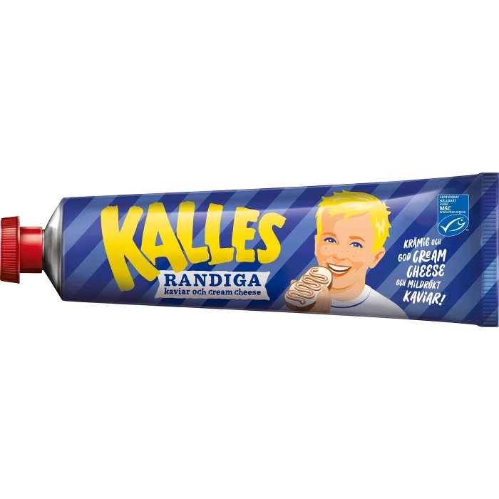 Kaviar randig 185g Kalles