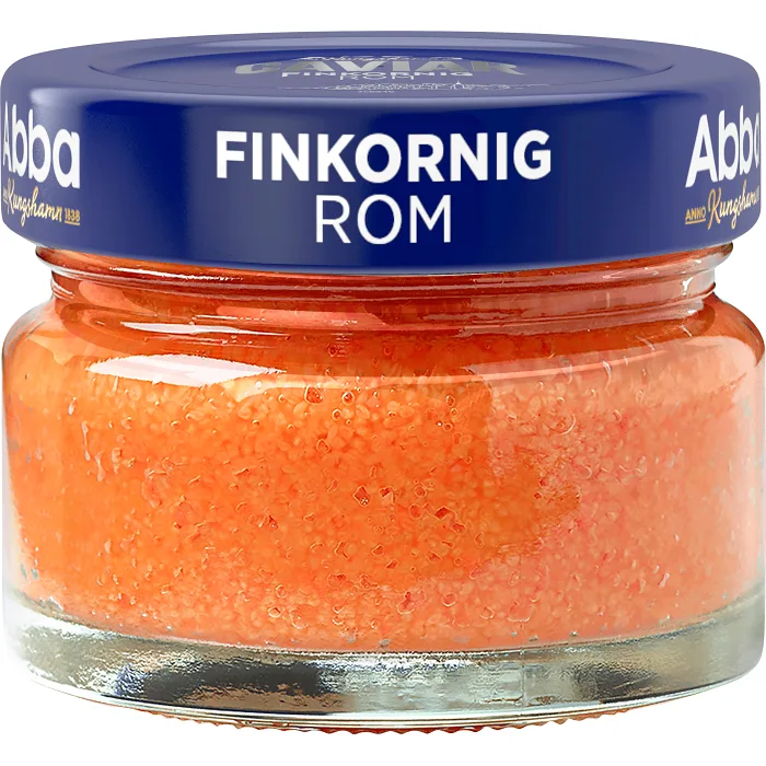 Rom röd finkornig 80g Abba