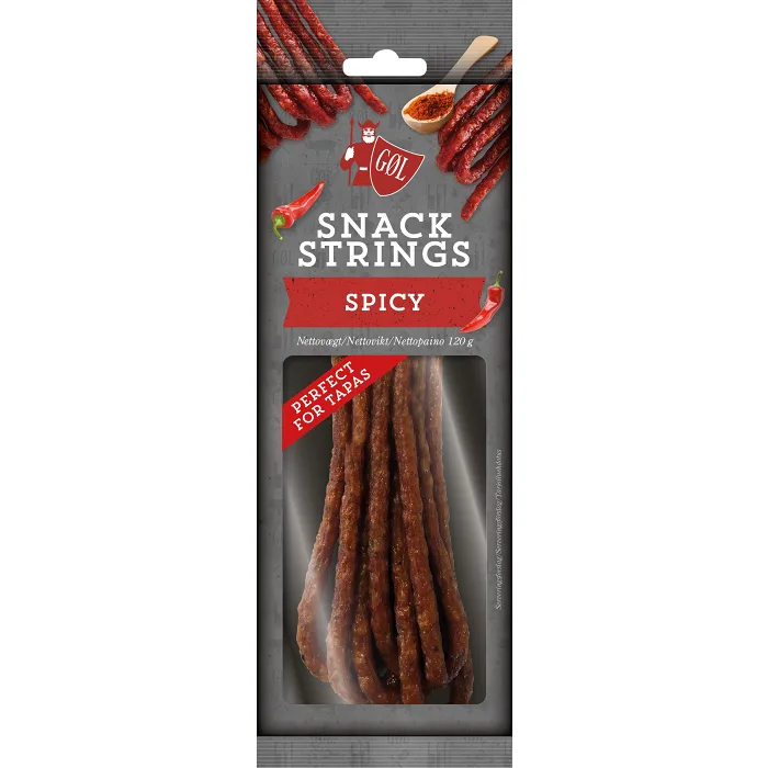 Ölkorv Salami String Spicy 120g Göl