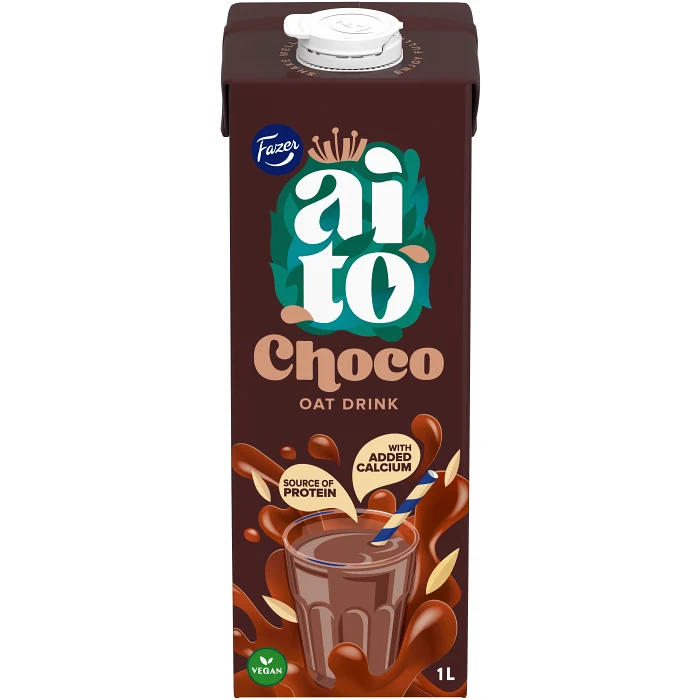 Havredryck Choco 1000ml Fazer Aito