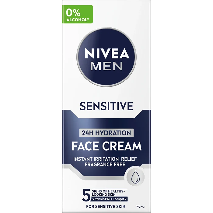 Ansiktskräm Sensitive Moisturiser Face Cream 75ml NIVEA MEN