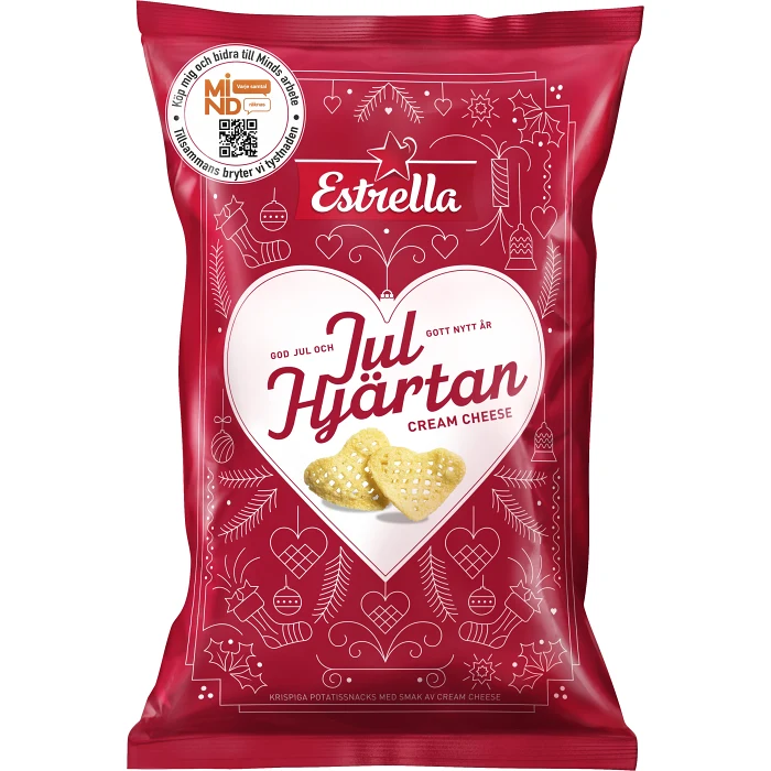 Julhjärtan Cream Cheese LTD 85g Estrella