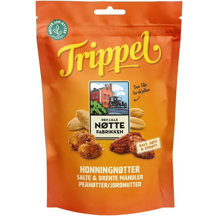 Nötter Honung Trippel 190 Gram DL Nöttefabrikken