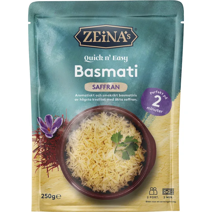 Basmatiris Saffran 250g Zeinas