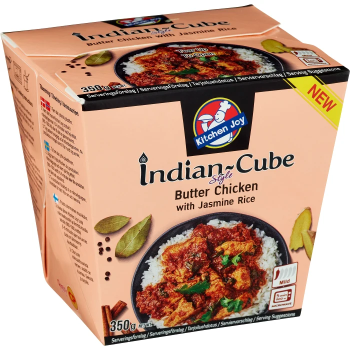 Butter Chicken Rice Indian Cube 350g Kitchen Joy