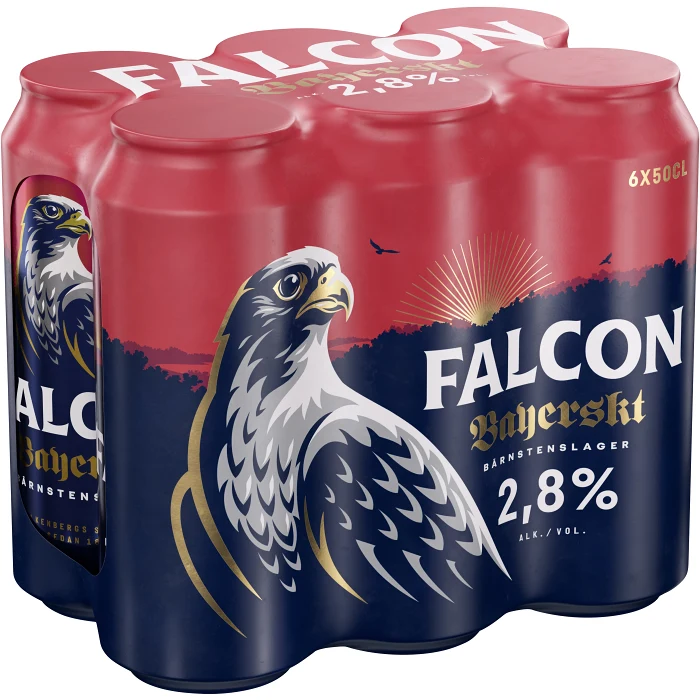 Öl Bayersk 2,8% 50cl 6-p Falcon