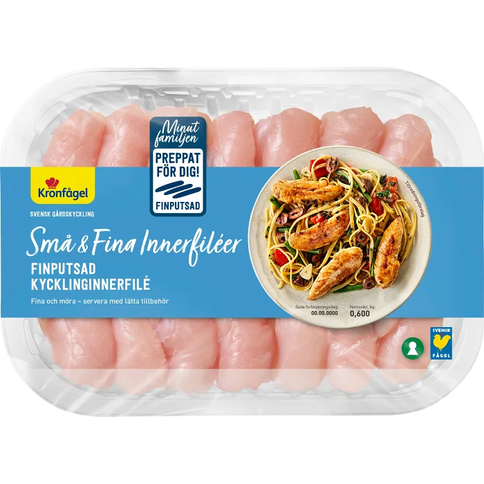 Kycklinginnerfilé Färsk 600g Kronfågel