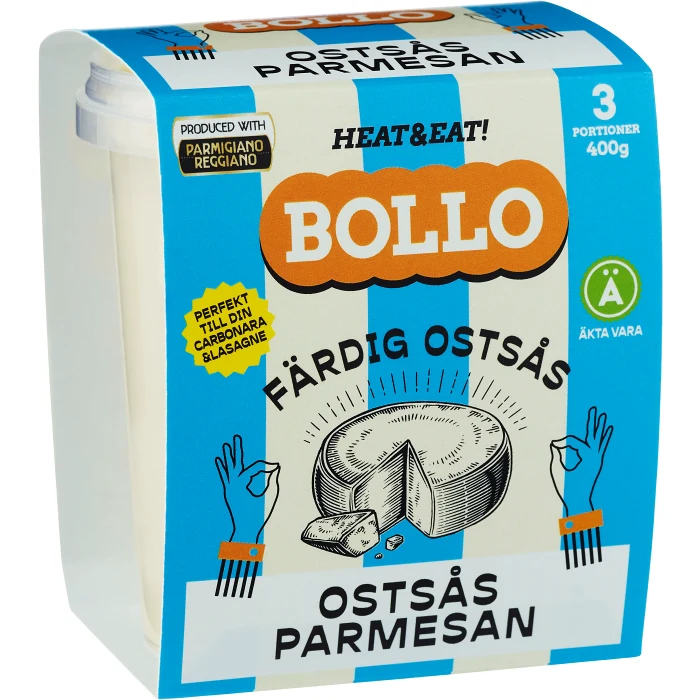 Pastasås Ostsås Parmesan 400g Bollo