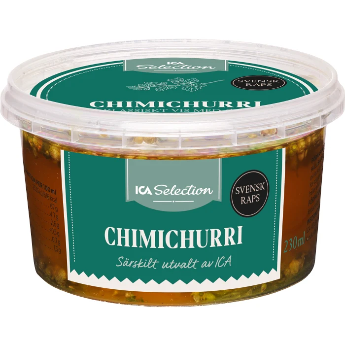 Chimichurri 230ml ICA Selection