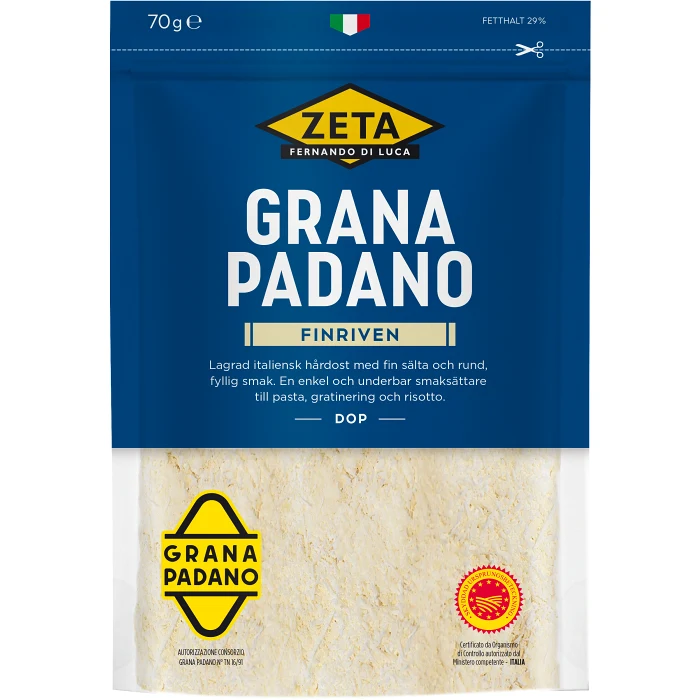 Grana Padano finri 70 g Zeta