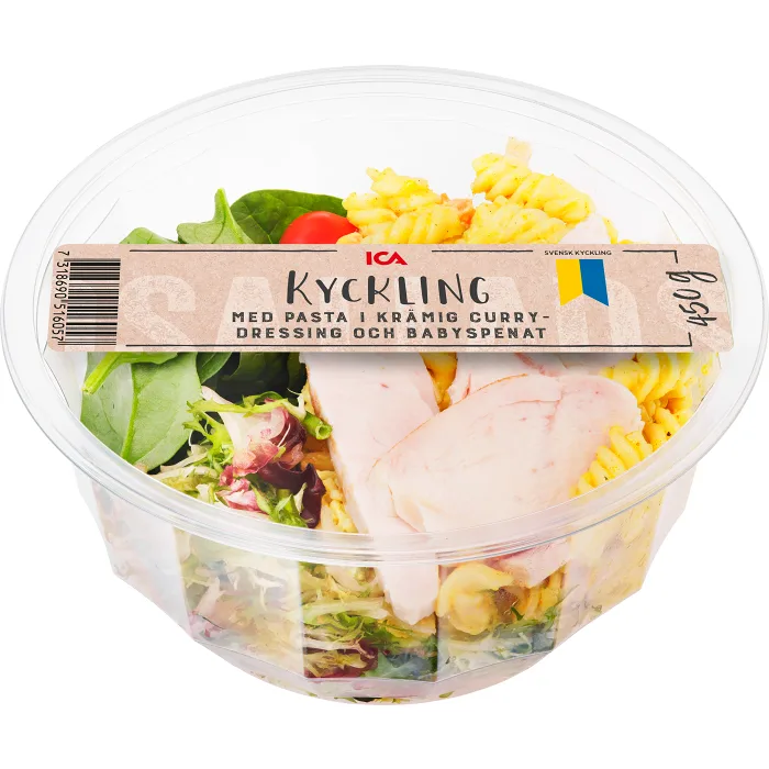 Pastasallad Kyckling Krämig Curry 450g ICA