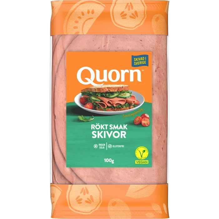 Veganskivor Rökt smak 100g Quorn