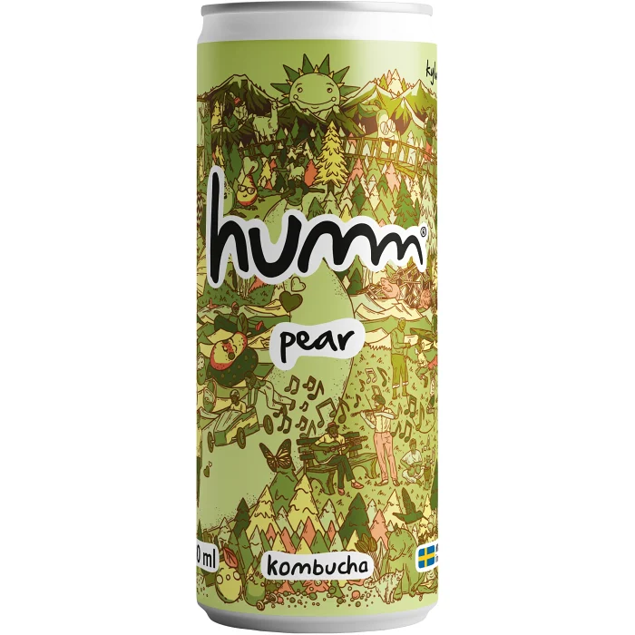 Dryck Päron 330ml Humm Kombucha