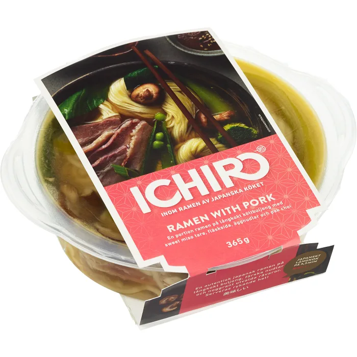 Färdigmat Ramen Fläsk 365g Ichiro