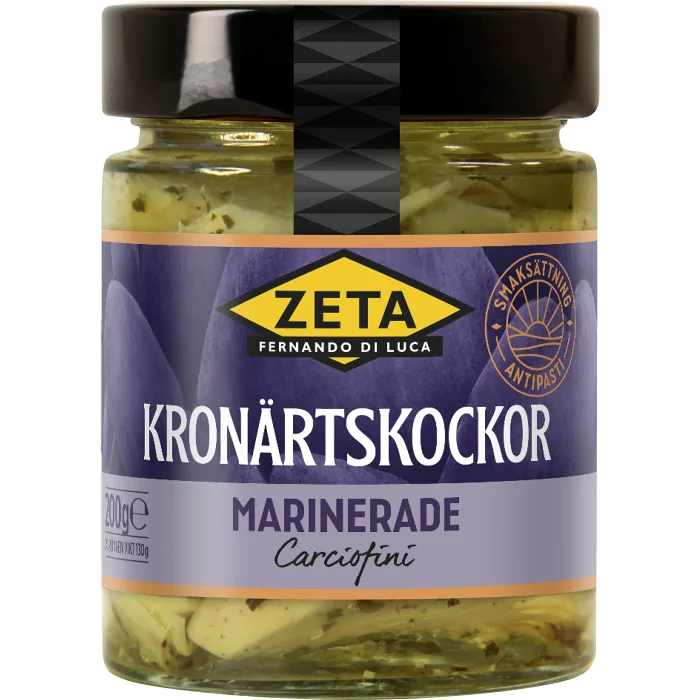 Kronärtskockor marinerade 200g Zeta