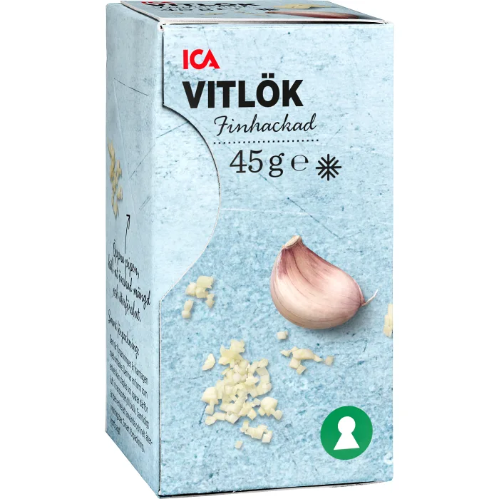 Vitlök finhackad fryst 45g ICA