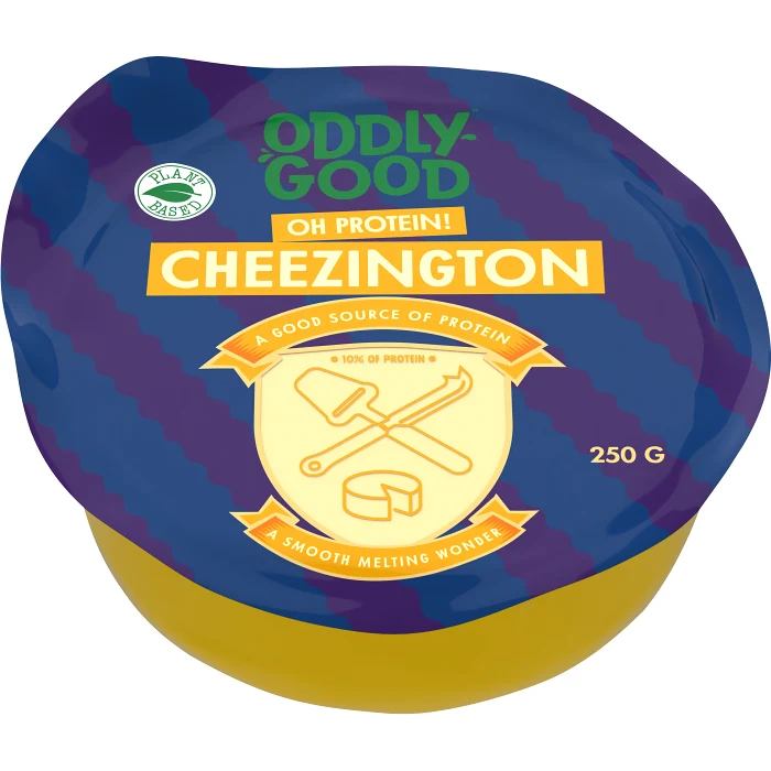 Vegopålägg Cheezington Block 250g Oddlygood