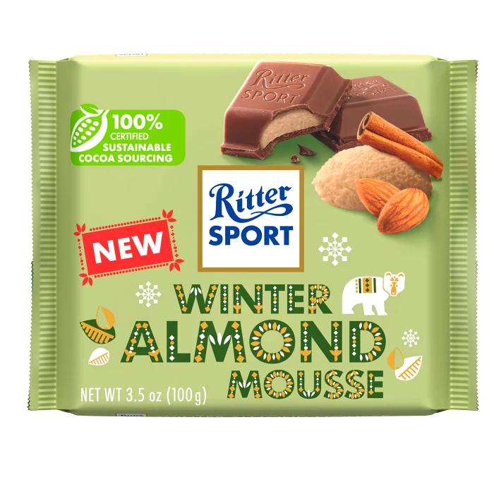 Chokladkaka Winter almond mousse 100g Ritter