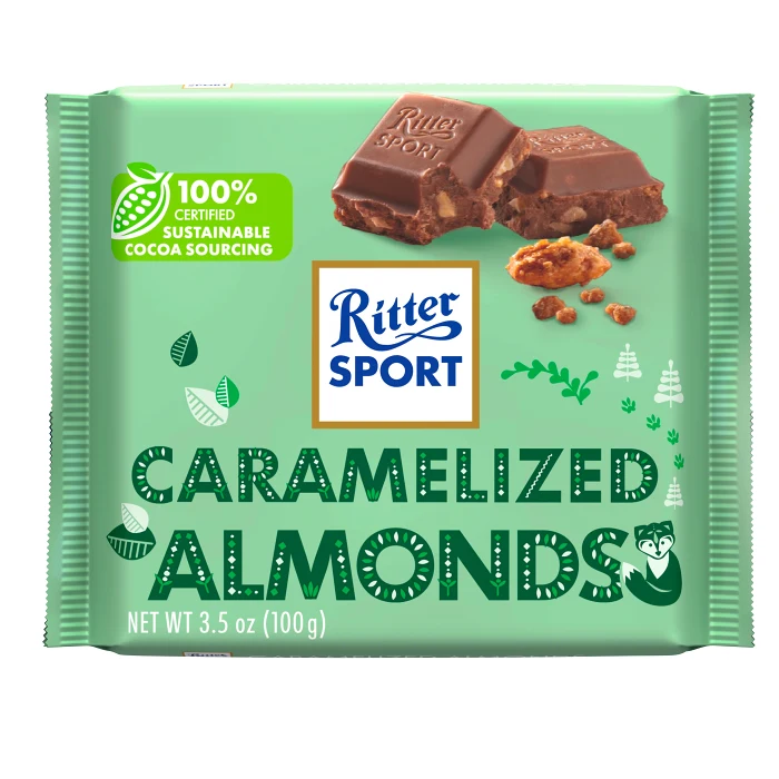 Chokladkaka Caramelized almonds 100g Ritter