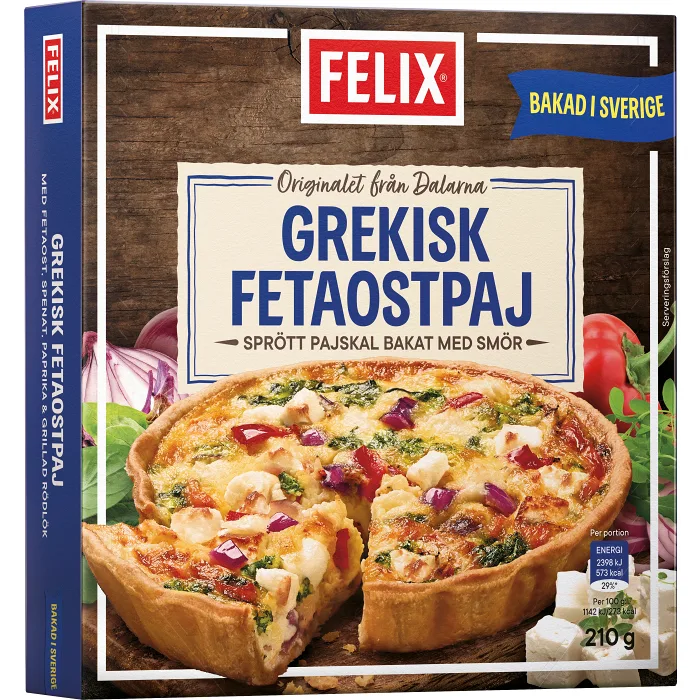 Grekisk fetaostpaj 210g Felix