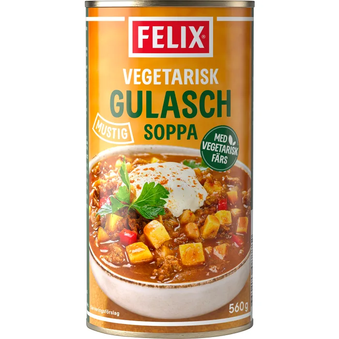 Vegetarisk Gulaschsoppa 560g Felix