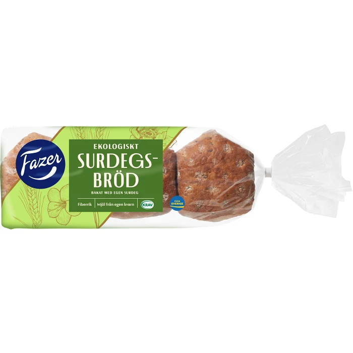 Surdegsbröd Eko 350g Fazer
