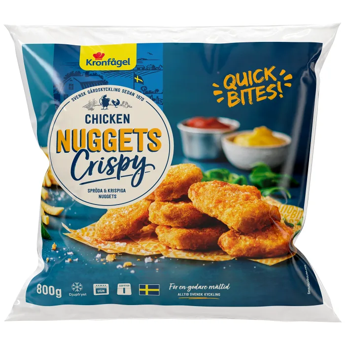 Nuggets Kyckling 800g Kronfågel