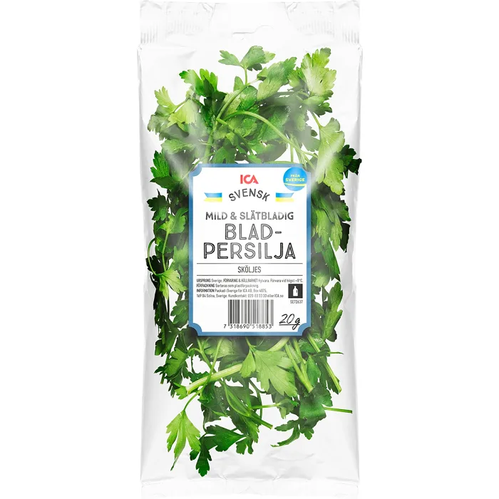 Bladpersilja flowpack 20g Klass 1 ICA