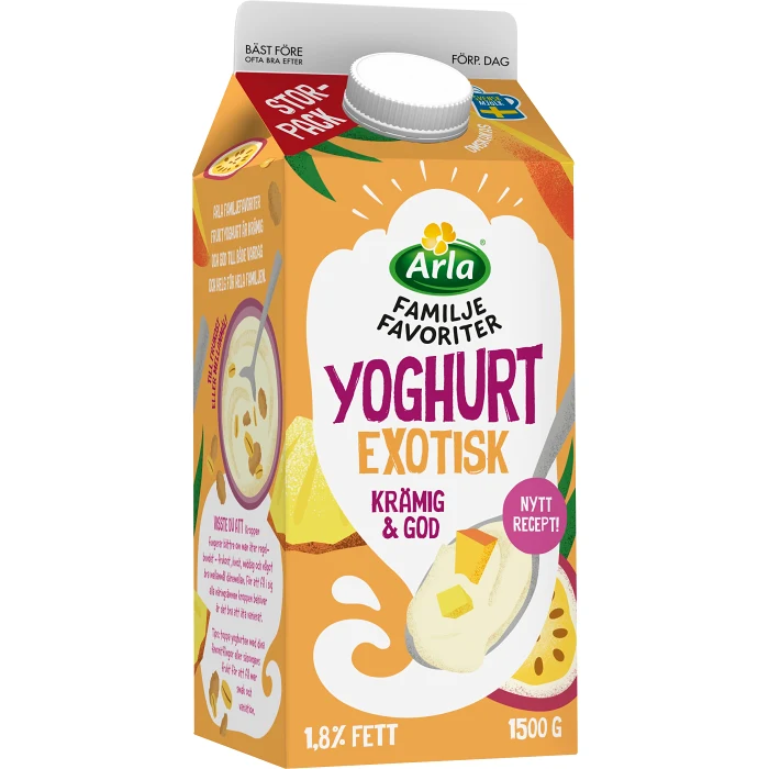 Yoghurt Familjefavoriter Exotisk 1500g Arla®