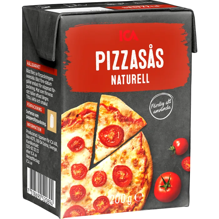 Pizzasås naturell 200g ICA