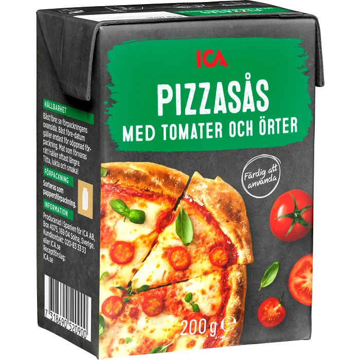 Pizzasås örter 200g ICA