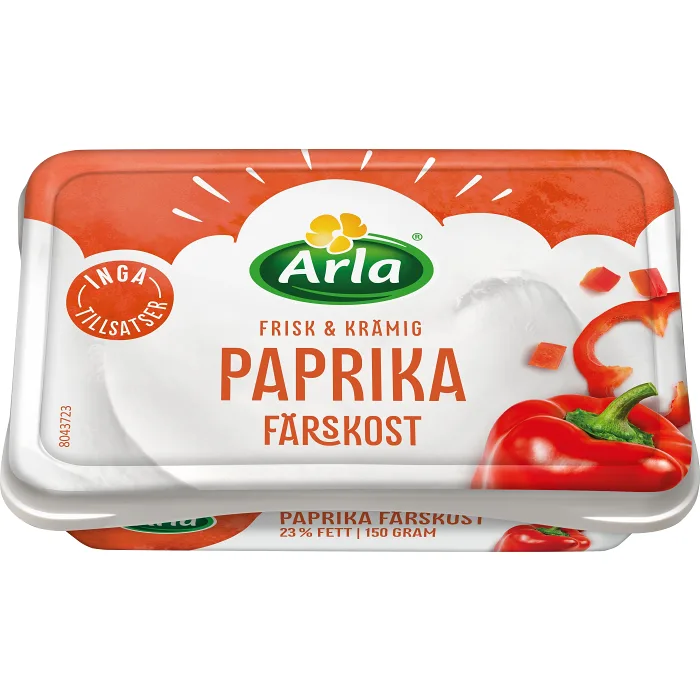 Färskost Röd Paprika 150g Arla