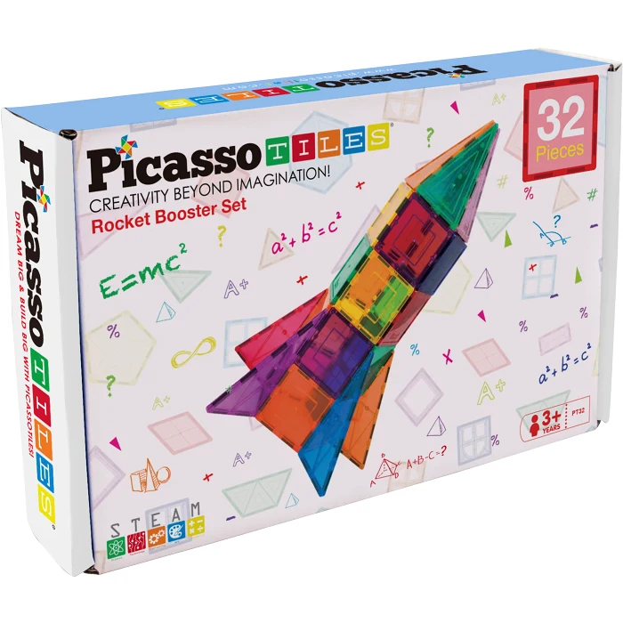 Magnetsats 32 delar Picasso Tiles