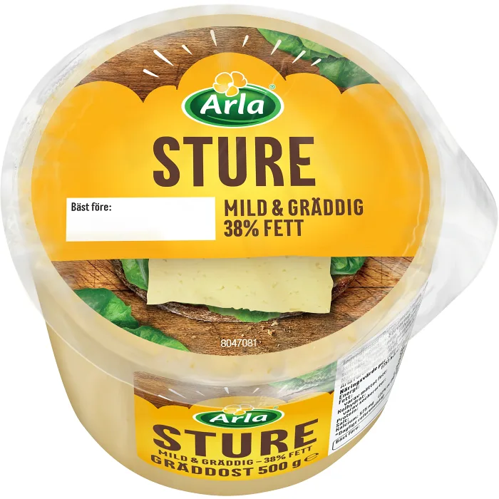 Ost Sture Gräddost 500 g Arla