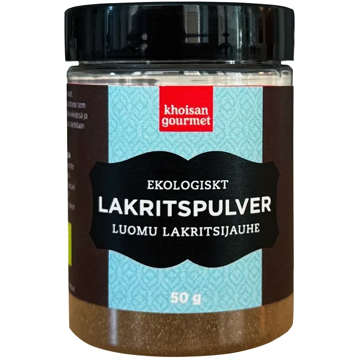 Lakritspulver Ekologiskt 50g Khoisan Gourmet