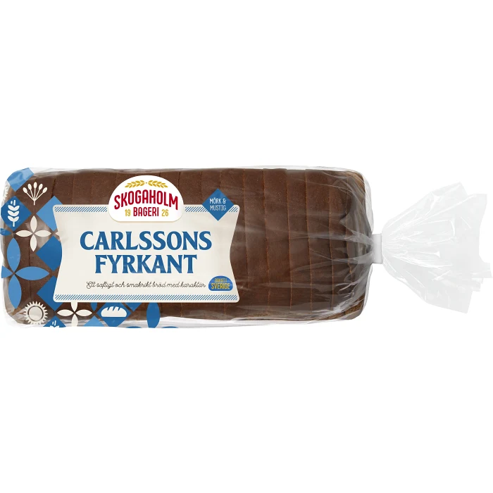 Carlssons Fyrkant Limpa skivad 700g Skogaholms