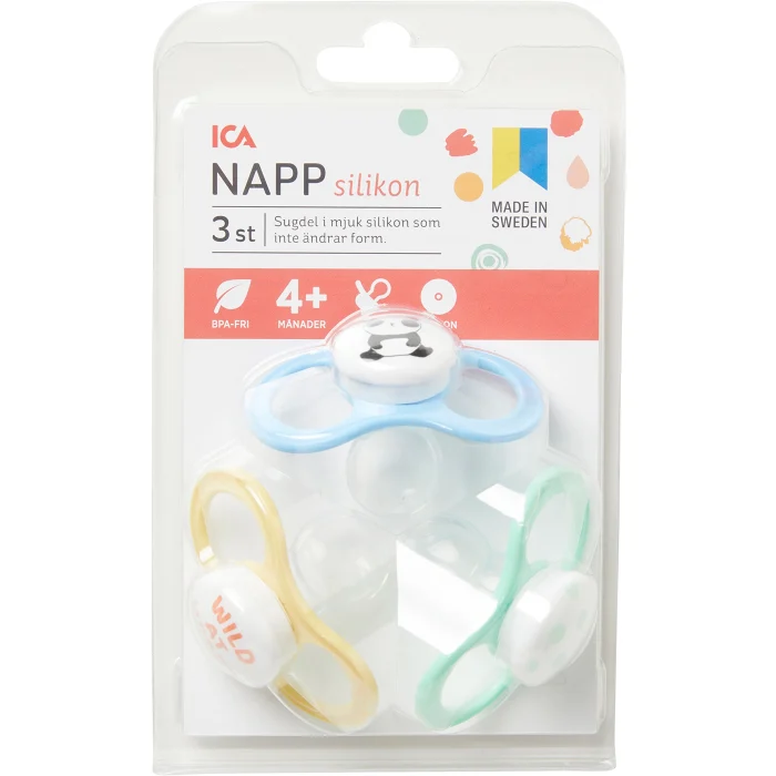 Napp Silikon Kanin 3-p ICA