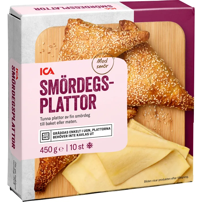 Smördegsplattor 450g ICA