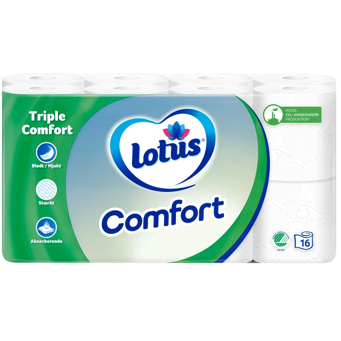 Toalettpapper Comfort 16p Lotus