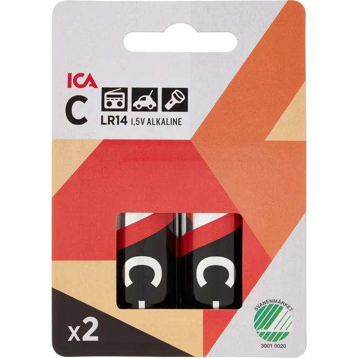 Batteri C LR14 2-p ICA