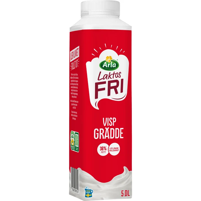 Vispgrädde Laktosfri 36% 5dl Arla®