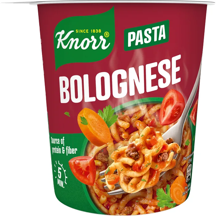 Pasta Snack Pot Bolognese 60g Knorr