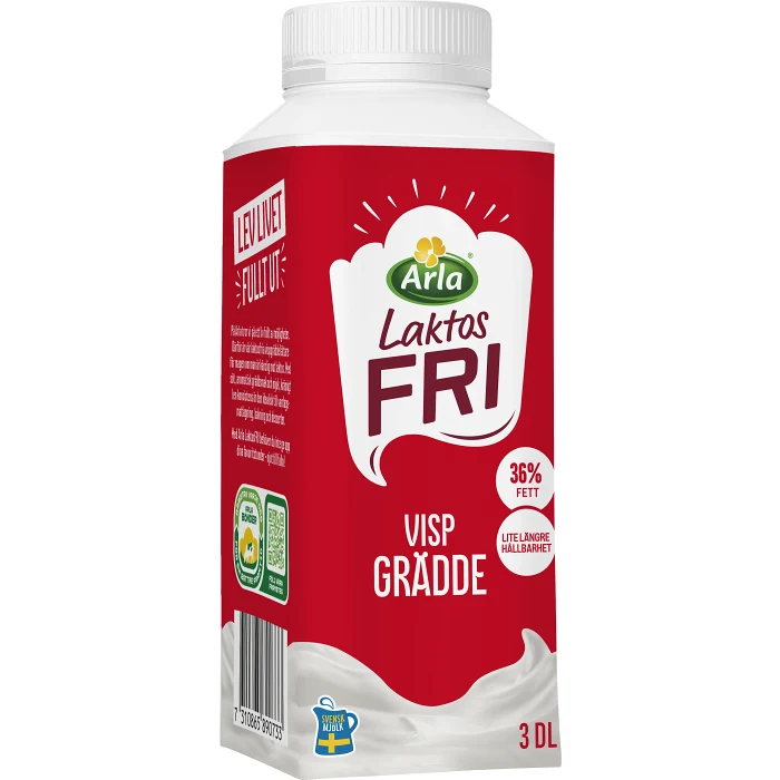 Vispgrädde 36% Laktosfri 300ml Arla®