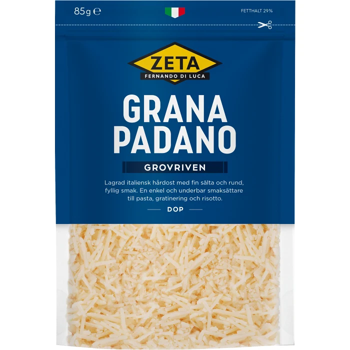 Grana Padano Grovriven 85g Zeta