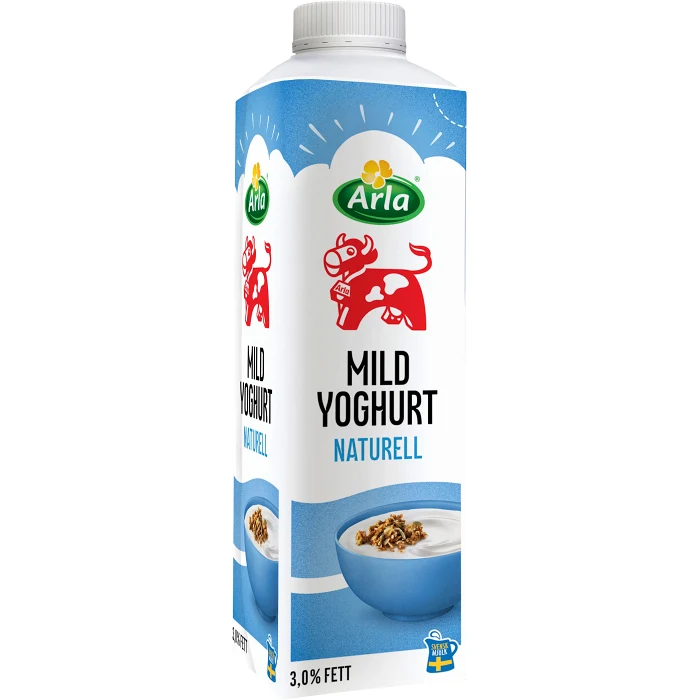 Mild Yoghurt Naturell 3% 1000g Arla Ko®