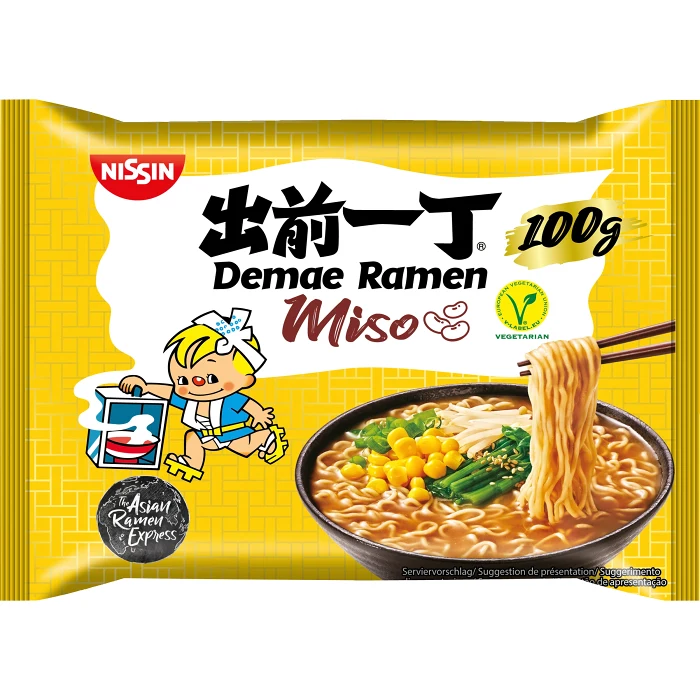 Nudlar Demae Ramen Miso 100g Nissin